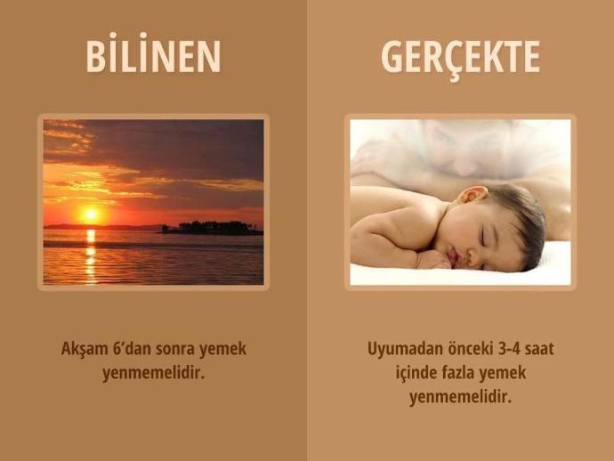 Besinlerinle İlgili Doğru Olarak Kabul Gören, Büyük Yanlışlar