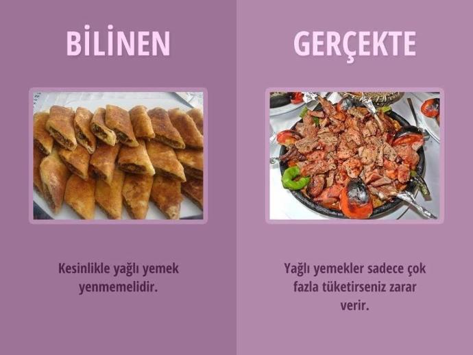 Besinlerinle İlgili Doğru Olarak Kabul Gören, Büyük Yanlışlar