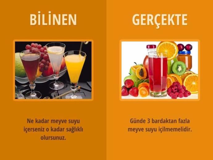 Besinlerinle İlgili Doğru Olarak Kabul Gören, Büyük Yanlışlar