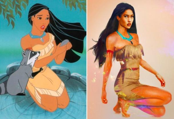 Disney Çizgi Filmdeki Prensesleri Gerçek Hayatta Nasıl Olurlardı?