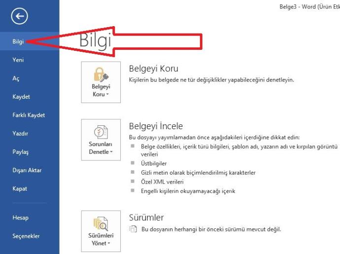 Office Dosyalarınıza Şifre Koyun!
