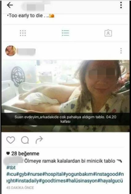 Sosyal Medyayı Kasıp Kavuran, Hastalarla Dalga Geçip Fotoğraf Çekinen Hemşire