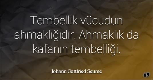Üşengeç, Tembel İnsan Olma!