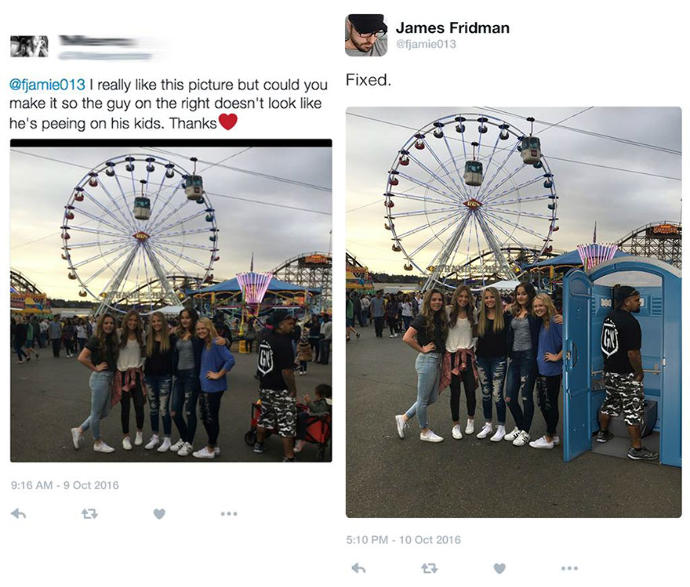 Kendisinden PhotoShop ile Fotoğraflarını Düzeltmesini İsteyenleri Çılgınca Trolleyen Çılgın Çocuk James