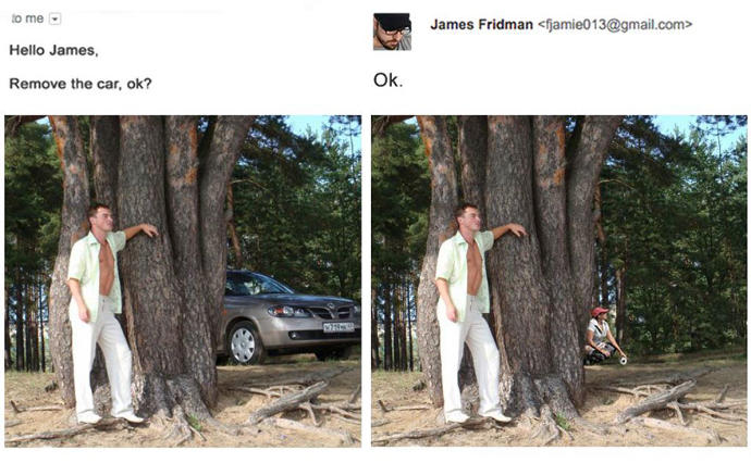 Kendisinden PhotoShop ile Fotoğraflarını Düzeltmesini İsteyenleri Çılgınca Trolleyen Çılgın Çocuk James