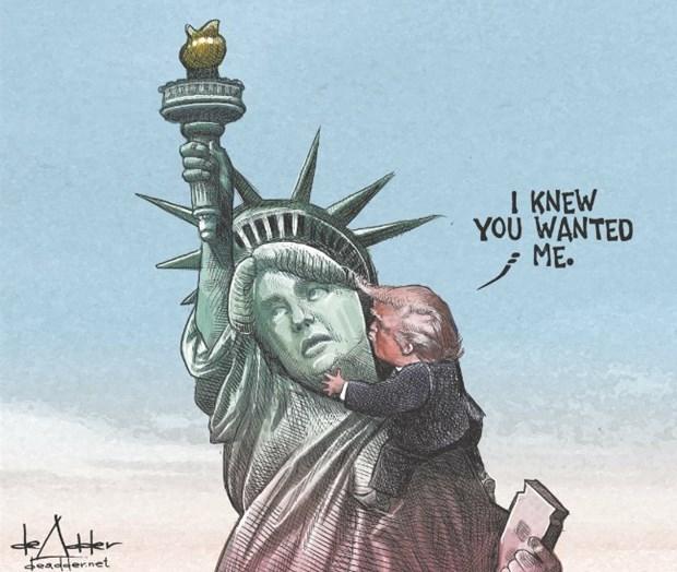 Donald Trump'ın Başkan Seçilmesi Bakın Karikatürlere Nasıl Yansıdı?