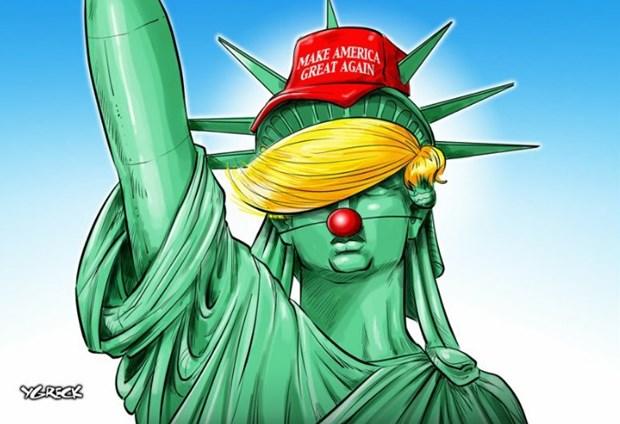 Donald Trump'ın Başkan Seçilmesi Bakın Karikatürlere Nasıl Yansıdı?