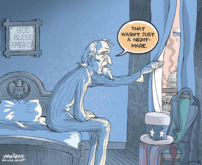 Karikatüristlerin Kaleminden Amerika Başkanlık Seçimi