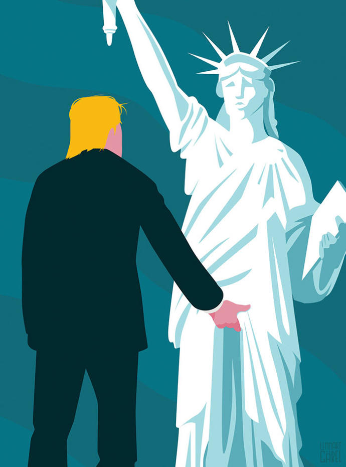 Karikatüristlerin Kaleminden Amerika Başkanlık Seçimi