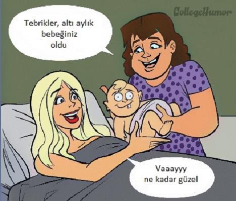 İnsanlarda Hamilelik Hayvanlardaki Gibi Olsaydı Nasıl Olurdu?