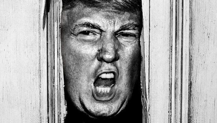 Tüm Dünyanın Korktuğu Donald Trump Korku Filmlerinde Oynasa Nasıl Olurdu?