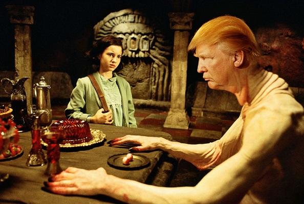 Tüm Dünyanın Korktuğu Donald Trump Korku Filmlerinde Oynasa Nasıl Olurdu?