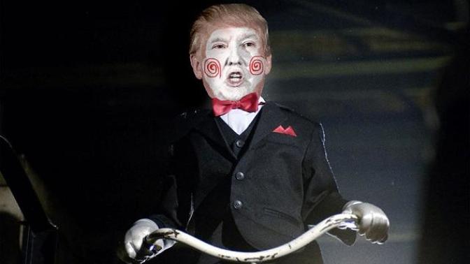 Tüm Dünyanın Korktuğu Donald Trump Korku Filmlerinde Oynasa Nasıl Olurdu?