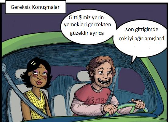 İlk Buluşmada İstenmeyen Hareketler