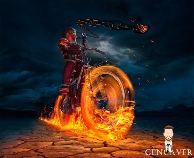 Oğlunun Fotoğraflarını Shoplayan Babadan 6 Adet Muhteşem Resim!
