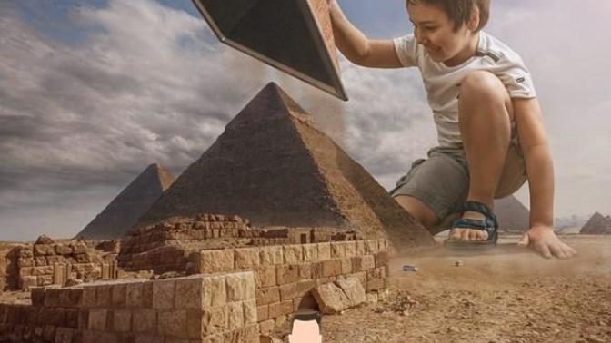 Oğlunun Fotoğraflarını Shoplayan Babadan 6 Adet Muhteşem Resim!
