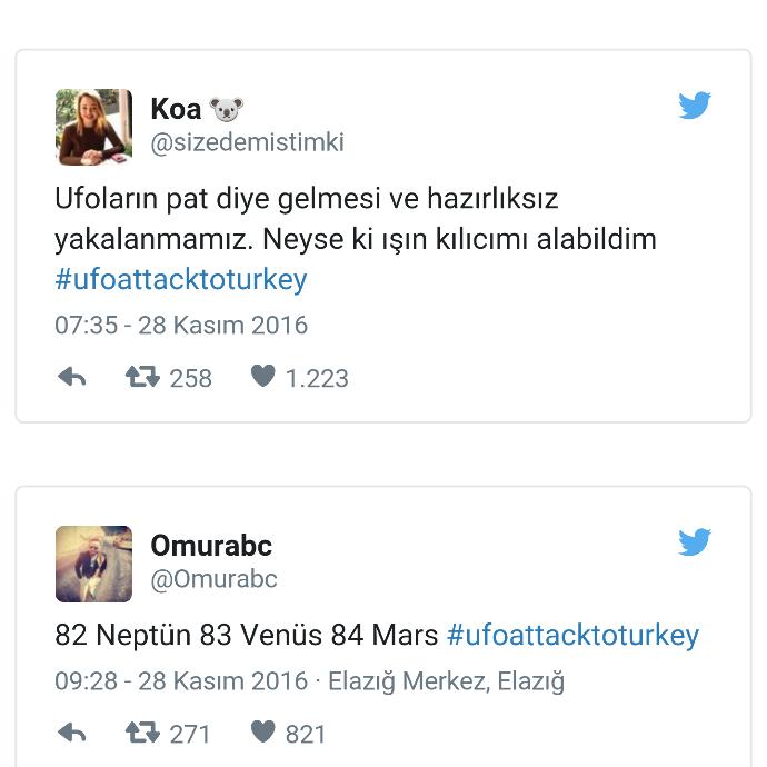 İstanbul'da Görülen Ufo Mizahşörlerin Diline Düştü Sosyal Medya Sallandı!