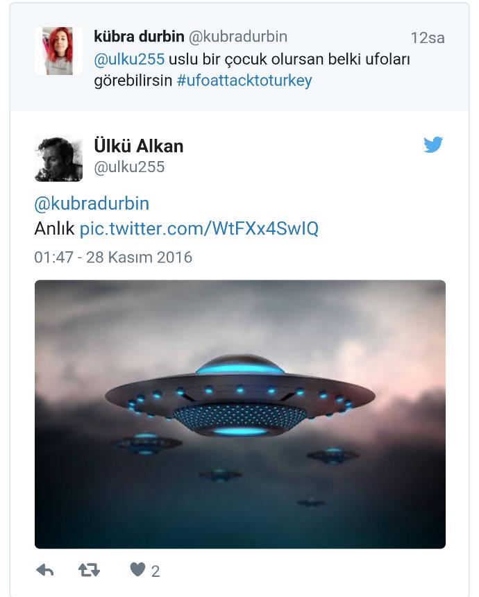 İstanbul'da Görülen Ufo Mizahşörlerin Diline Düştü Sosyal Medya Sallandı!