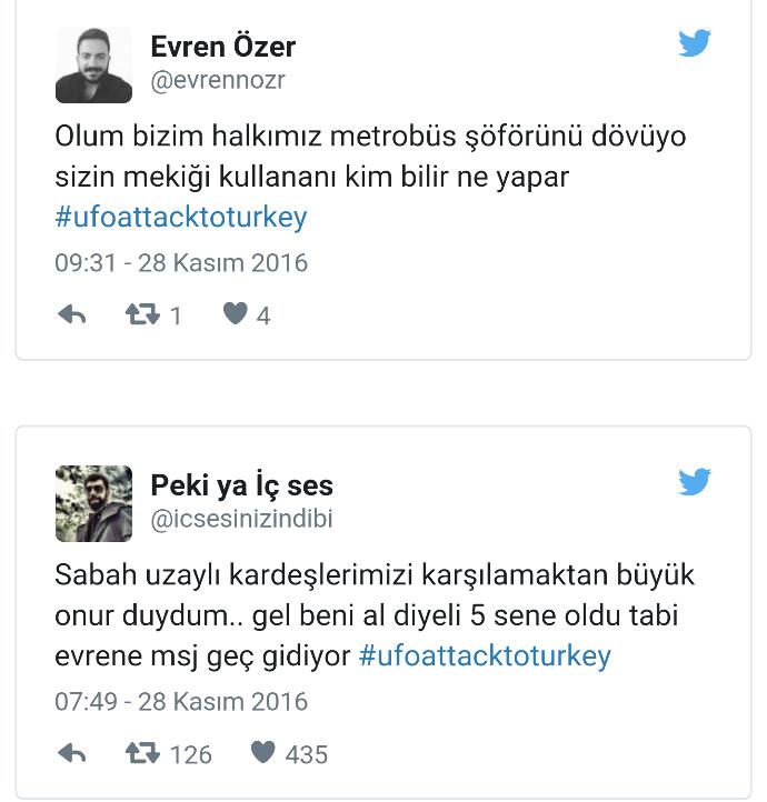 İstanbul'da Görülen Ufo Mizahşörlerin Diline Düştü Sosyal Medya Sallandı!