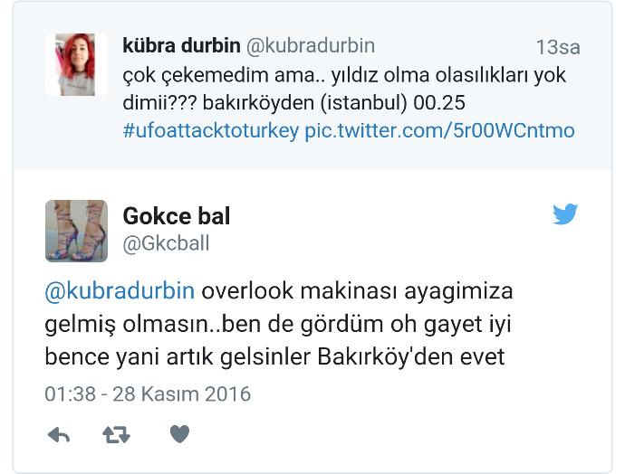 İstanbul'da Görülen Ufo Mizahşörlerin Diline Düştü Sosyal Medya Sallandı!
