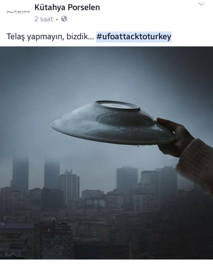 Ufolar Türkiye'ye Saldırınca, Sosyal Ağlar Coştu