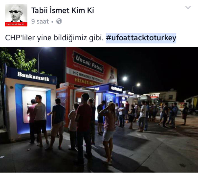 Ufolar Türkiye'ye Saldırınca, Sosyal Ağlar Coştu