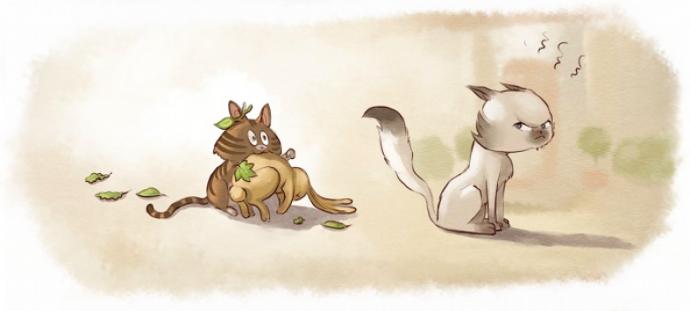 Aşk İlişkilerini Kedi Çizimleriyle Anlatan Eğlenceli ve Düşündürücü İllüstrasyon!