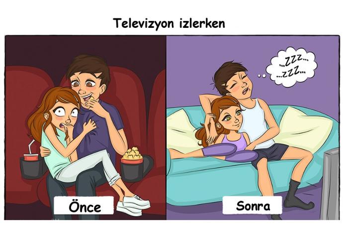 Evlenmeden Önce Vs Sonra