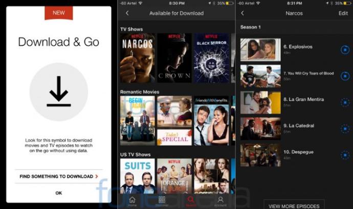 Artık Netflix'te Çevrimdışıyken de Dizi ve Film İzleyebileceksiniz