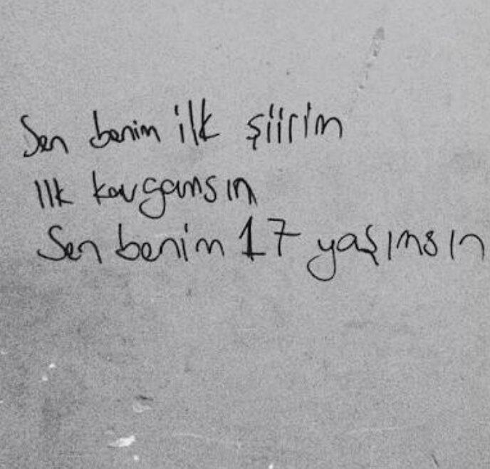 Yaş 17. İlk aşkım, ilk yasım...