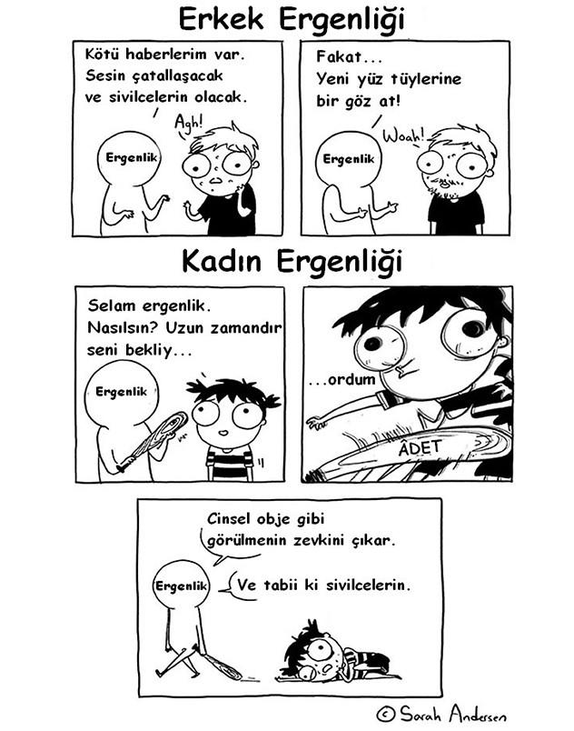 Karikatürlerle Biz Kadınların Gündelik Hayat Problemleri!