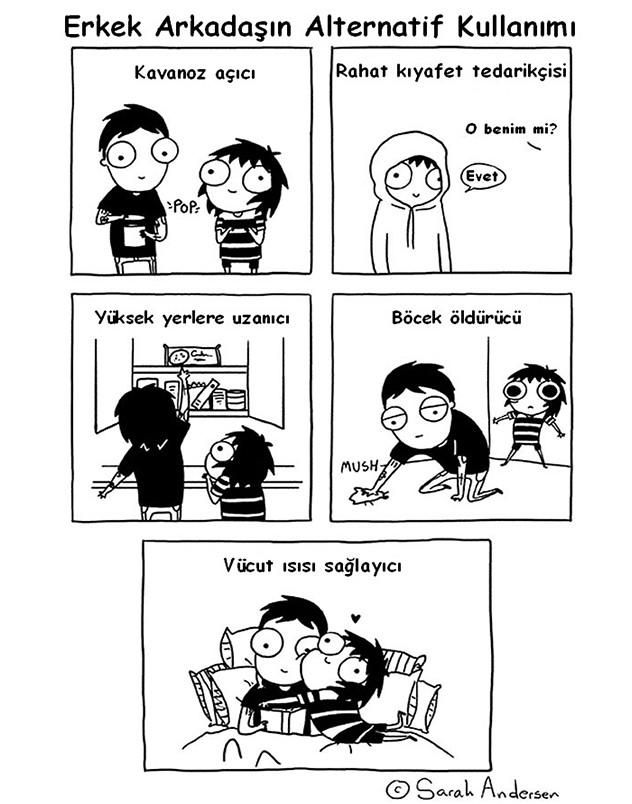 Karikatürlerle Biz Kadınların Gündelik Hayat Problemleri!