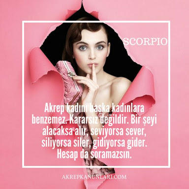 Her Yönü İle Akrep Kadını