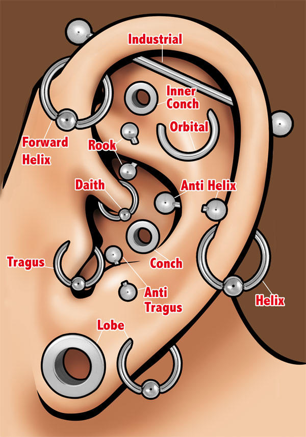 Kızlar Tarafından En Sevilen Piercing Modelleri