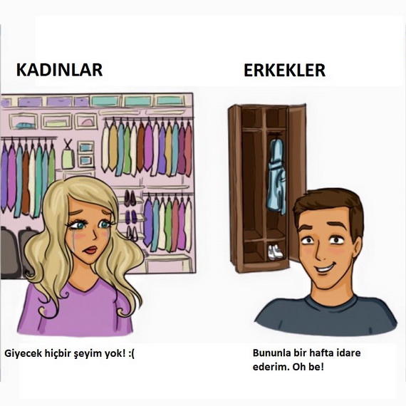 Kadınlar Ve Erkekler Arasındaki Keskin 8 Fark