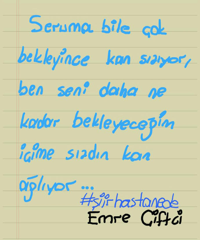 Şiir Hastanede!
