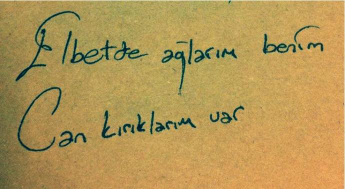 Can Kırıkları Hançerden Hallice Saplandı Yüreğime