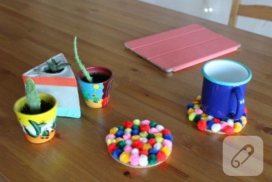 Evinize Biraz Renk Katmak İstiyorsanız Size Biraz ip Lazım; Ponponlarla Şahane Tasarımlar!