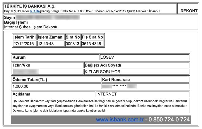 KizlarSoruyor Bağış Kampanyası'na Katılan Tüm KScanlara Çok Teşekkürler!