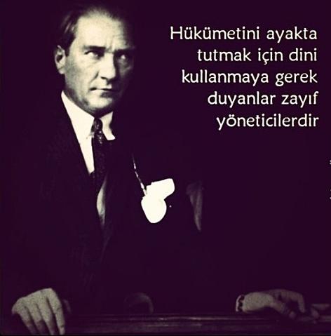 Atatürk ve Din Siyasi Çatışma Süreci İçerisinde Araç Niyetine Kullanılıyor