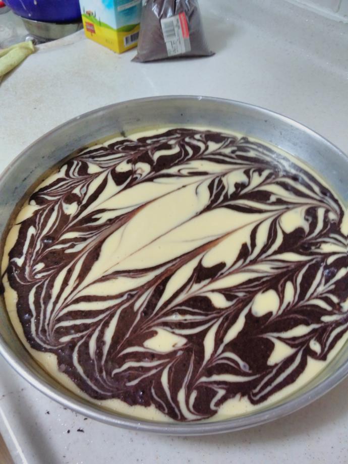 Görselliği de Lezzeti de Şahane Zebra Kek