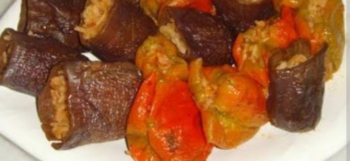 Gaziantep Sofralarının Gülü Patlıcan ve Dolma Biber Kurusu