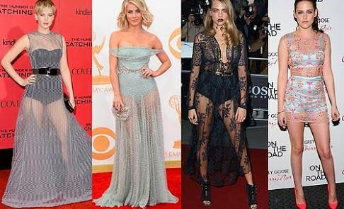 Gelinlikten Tişörte Kadar Uzanan Gümbür Gümbür Bir Moda Akımı Geliyor: Transparan Modası!