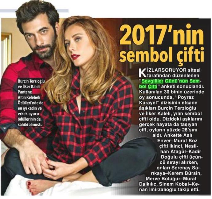 2017 Sevgililer Gününün Sembol Çifti belli oldu!