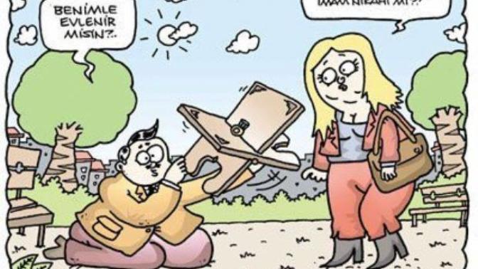 Karikatürler İle En Eğlenceli Evlenme Teklifleri!