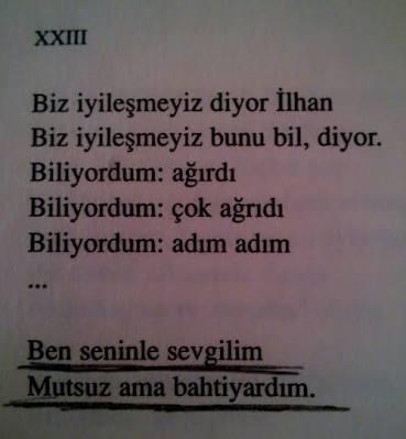 Sevdiğime Söylenecek Son Sözler