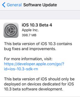 Adım Adım iOS 10.3 Yolunda Beta 4 Test Sürümü Yayınlandı