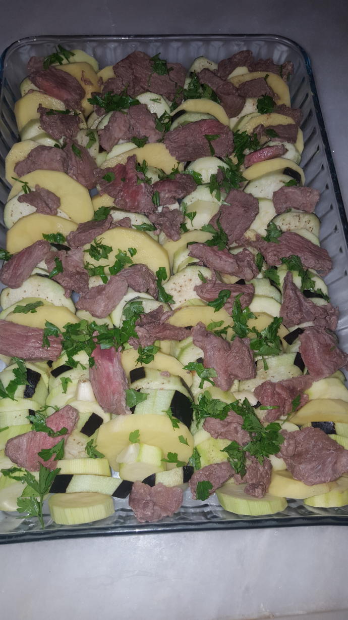 Tadı da Kendisi Kadar Güzel: Fırında Sebzeli Kebap