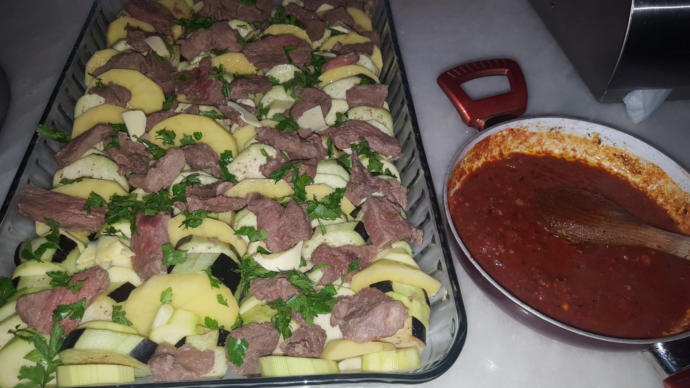 Tadı da Kendisi Kadar Güzel: Fırında Sebzeli Kebap