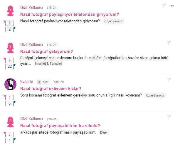 KizlarSoruyor'da Dünden Bugüne En Komik ve En İlginç Göz Yaşartıcı Sorular
